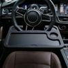 Универсальный столик-поднос на руль автомобиля 2-в-1, с подставкой для ноутбука и подстаканником, многофункциональный для транспортных средств