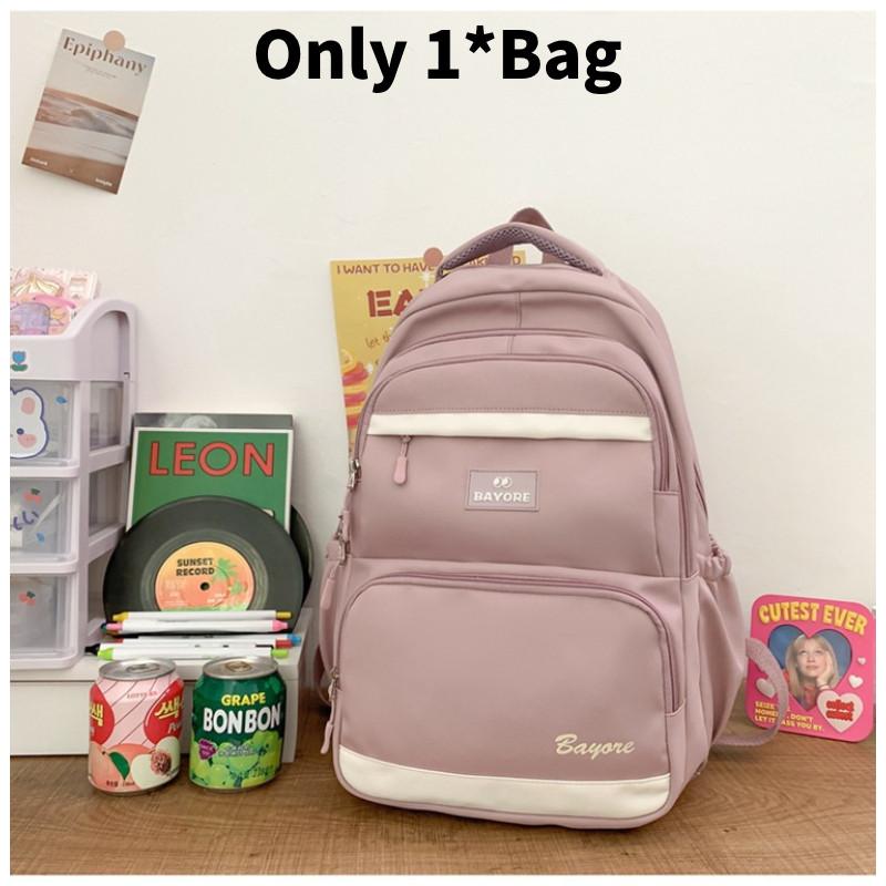 Рюкзак с узором Bayore, многосекционный, эргономичный, повседневный школьный рюкзак