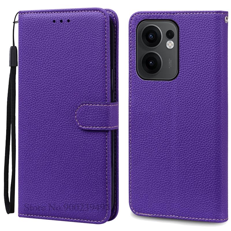 Чехол Reno 13F для Oppo Reno 13F Чехол Кожаный Чехол-книжка с кошельком для Oppo Reno 13F 5G Чехол Мягкая Обложка-книжка Coque Fundas Shell