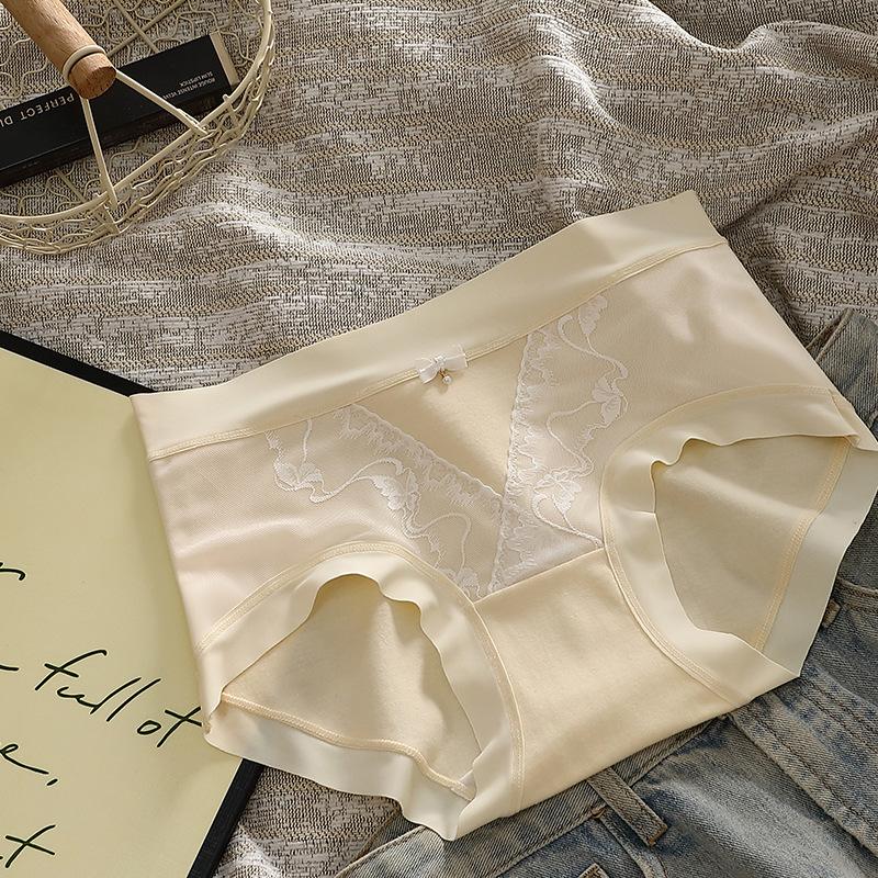 Xinjiang Cotton 7A Antibacterial Women's Pure Cotton Underwear Baby Cotton All-cotton Crotch Mid-waist Briefs