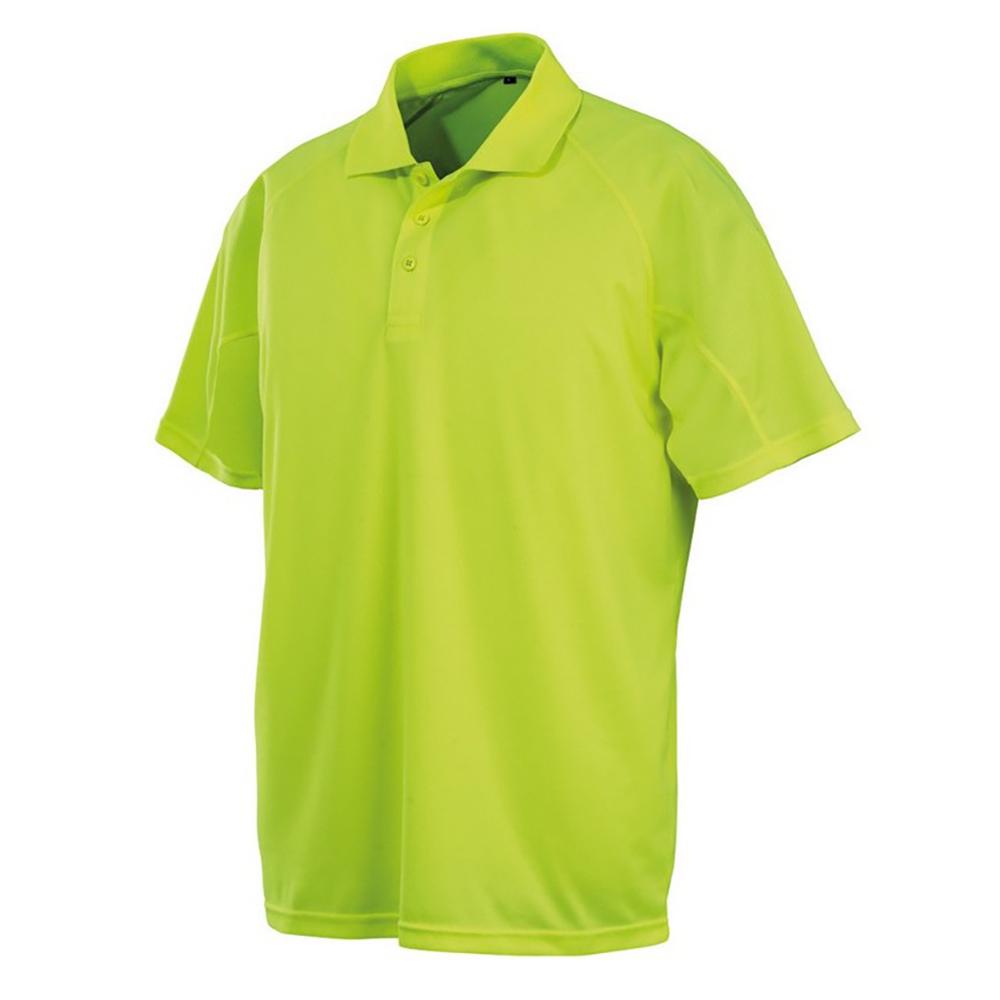 Spiro Impact Mens Performance Aircool Polo T-Shirt