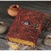 Blank Spells Book of Shadows Antique Leather Journal, Best Gifts for Halloween, Gifts for Him Her, Handmade Sketchbook