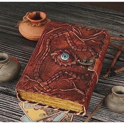 Пустая книга заклинаний Книга Теней Антикварный кожаный журнал, лучшие подарки на Хэллоуин, подарки для него ее, скетчбук ручной работы