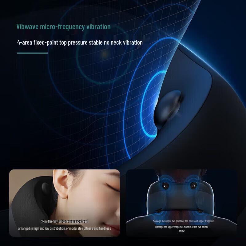 Philips Массажер для шеи U-образной формы PPM3106N с подогревом, штепсель CN (адаптер в комплекте)
