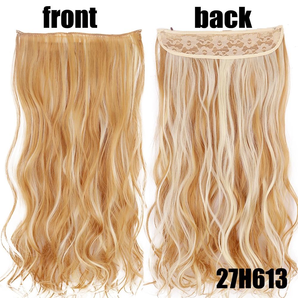 XINRAN 22-дюймовые модные женские волосы для наращивания, устойчивые к высоким температурам, синтетические волны, длинные волосы без клипс, невидимый парик для лески