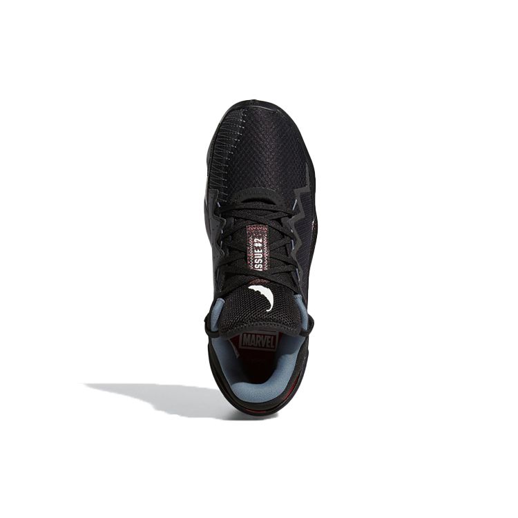 Marvel x adidas D.O.N. Выпуск №2 Мужские кроссовки Venom Black Core-Black Signal-Pink FW9038