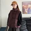 Новый осенне-зимний жилет с толстым воротником, женский короткий жилет от холода, пальто