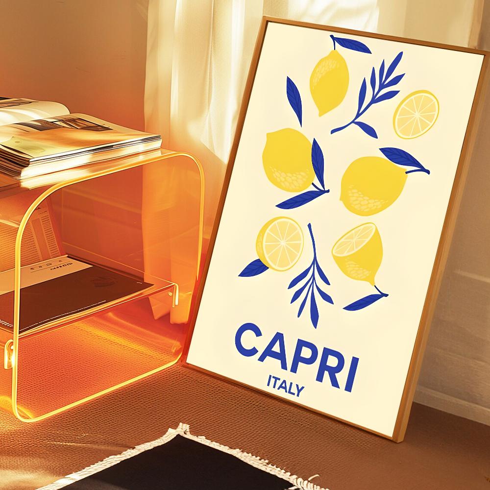 La Dolce Vita Lemon Классические винтажные постеры HD качества настенное искусство ретро постеры для домашнего декора комнаты