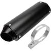 1piece 28mm / 1.1inch Black / Silver Exhaust Silencer for 50cc 110 125cc / Motorcycle Dirt Pit Bike ATV Quad 4 Wheeler with Mounting Clamp