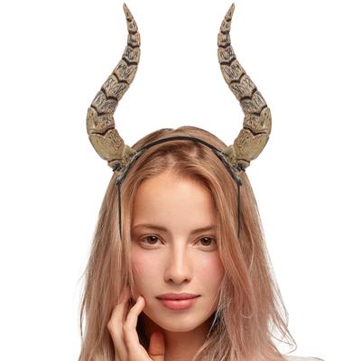 Пластиковый рог козы для моделирования животных, повязка на голову для косплея, искусственные рога овцы, аксессуары для DIY, реквизит для Хэллоуина