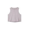 One Classic Dri-FIT Solid Color Logo Comfortable Casual Sleeveless Tank Top Women Tops Light-Purple Black FN2846019