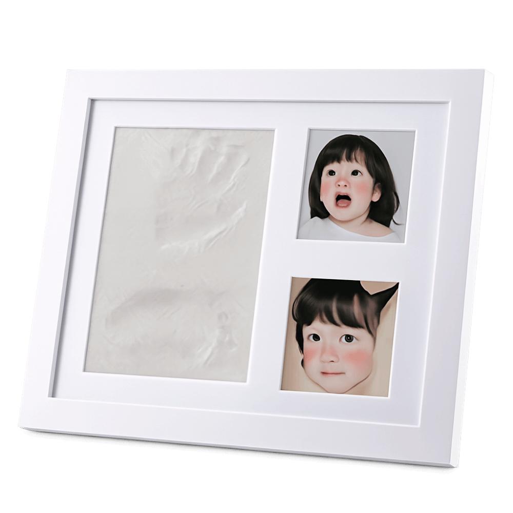 Non-Toxic Paint Photo Frame Imprint Clay Pet Paw Print Kit Father's Day