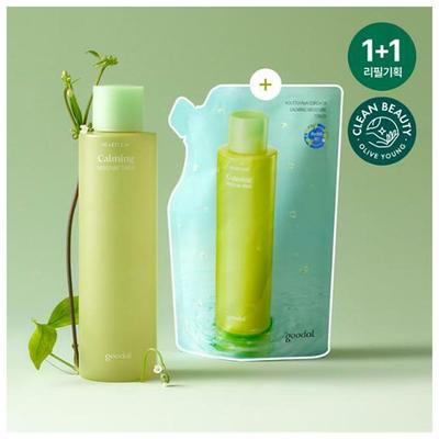 Успокаивающий увлажняющий тоник Pure Eoseongcho, 300 мл, специальный (+300мл Заправка)