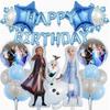 Frozen Decorations, Birthday Decorations, Frozen Party Balloons, Birthday Balloons, Happy Birthday Balloon Set, Decorative Balloons