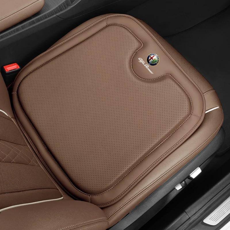 For Alfa Romeo 2026 Hot Sticker 1pc New Style Car Seat Cushion Cover Back Waist Protective For Alfa Romeo Giulia Stelvio Giuliet