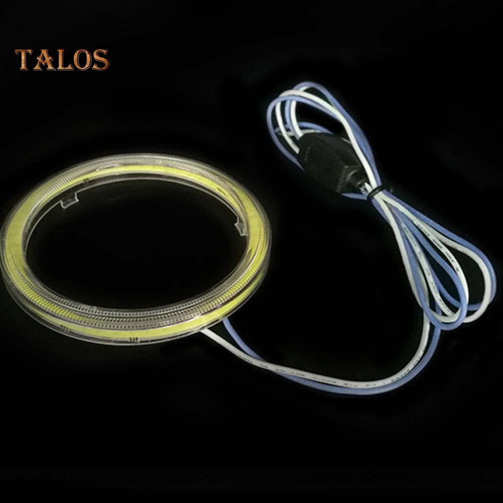 60 мм-120 мм автомобиль COB ангельские глазки светодиодные кольцевые фары лампы