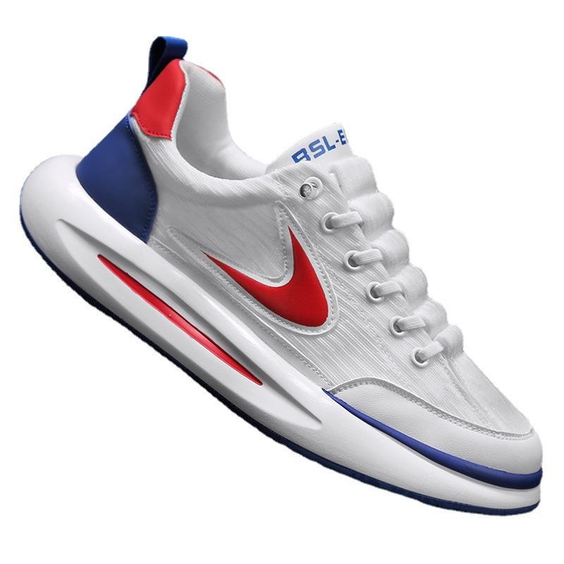 Мужская обувь 2024 года, новая весна и лето, дышащая спортивная обувь для отдыха, толстая подошва, универсальная обувь с одной педалью для подростков, обувь Forrest Gump