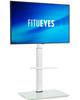 FITUEYES TV Compatible with with TV Adjustable Rotatable White Stand, 32-60 Inches, Shelf, Wall-mounted Stand, Height, Rack,