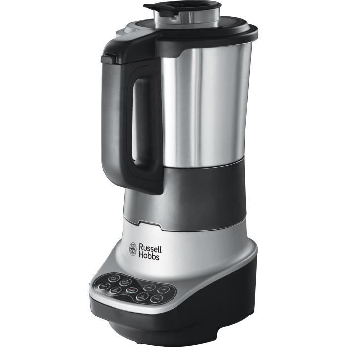 Heated Blender - RUSSELL HOBBS Soup &; Blend 2-in-1 - 800 W - 1.75 L Stainless Steel Bowl - 8 Programs - 21480-56
