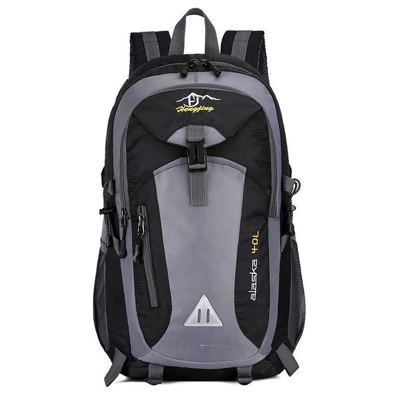 Men's Women's Large Leisure Sports Bag Travel Backpacks Capacity 40L Nylon Waterproof Backpack Outdoor Mountaineering Hiking Bag