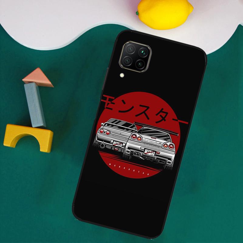 Япония JDM Чехол для автомобиля для Huawei P30 Pro P20 P40 Lite Nova 8i 3i 7i 11i 9 10 SE 5T Y60 Y61 Y70 Y90 Y91 Чехол