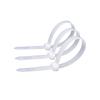 250/500Pcs Nylon Self-Locking Ties Bundling Tape White Durable Anti-Corrosion and Anti-Freeze High Toughness Bundling Rope Ties