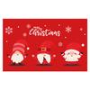 Christmas Style Carpet Soft and Living Room Doormat Santa Claus Dining Room Foyer Room Bedroom Santa Claus Floor Mat Decoration