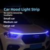 150cm/180cm Car Hood Light Strip Universal 12V Car Soft LED Strip Light Suitable for Sedans SUVs and Trucks
