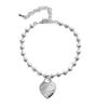 Fb119 Heart Silver Plated Ball Chain Bracelet Women's Bracelet Friendship Bracelet