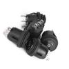 5PCS Black Color Round Rocker Switch 3 Pin SPDT Switch Durable Rocker Switch  Marine