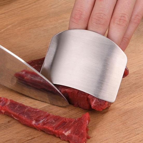 Защита пальцев из нержавеющей стали, безопасная овощерезка, инструмент для защиты рук, кухонный инструмент для защиты пальцев, кухонный гаджет