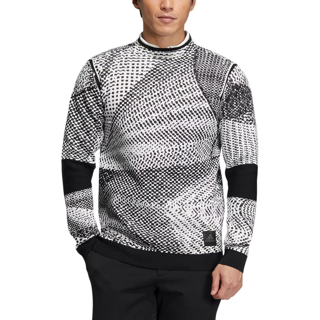 adidas Pk Gradation Stripe Back Половина молнии Slim Fit вязаный свитер Мужские топы Серый HM7625
