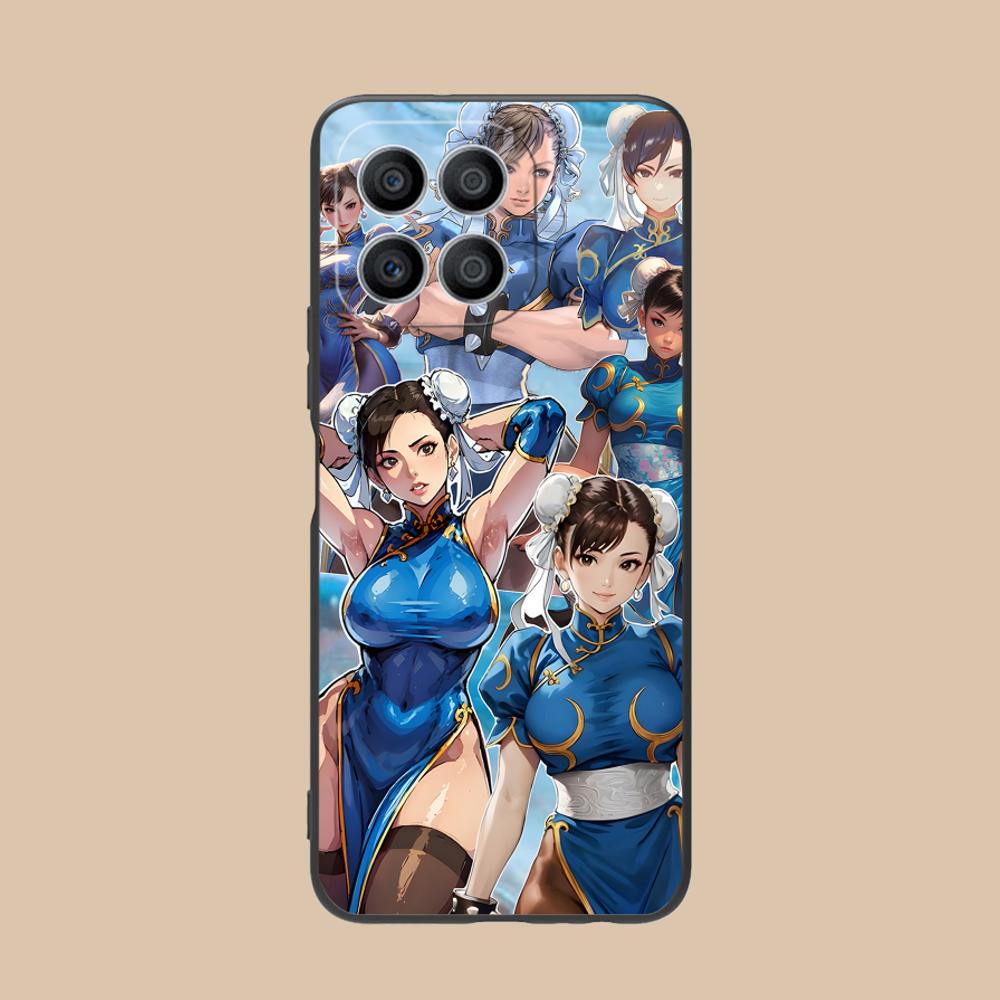 Чехол для телефона Street Fighter Chunli для Honor 90 80 70 60 50 30 20 10 9 8 7 Pro S SE Lite 5G Цветной Печатный Чехол Красивый Чехол