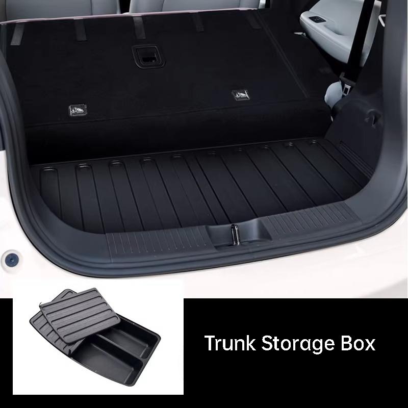 For Leapmotor T03 2024 Trunk Storage Box Trunk Cover Partition Stress-resistant Organizer Tray Car Interior Accessories S1