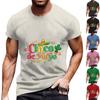 Мужские футболки с графическим текстом Pool3D печать Уличная повседневная одежда с короткими рукавами и принтом
