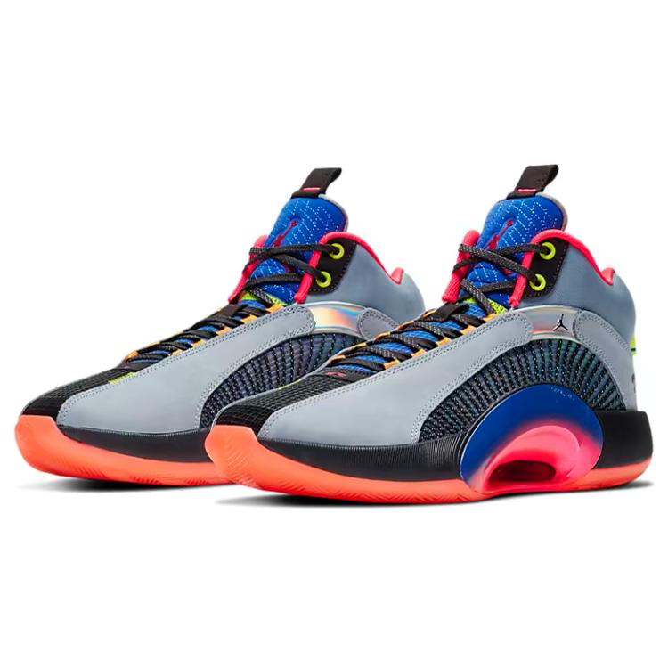 Air Jordan 35 SP TP PF 'Center of Gravity' (Unisex) Glacier Grey / Laser Crimson Basketball Shoes DC1493 001