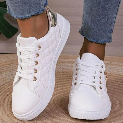 Повседневные универсальные спортивные туфли из мягкой кожи на толстой подошве, удобные и модные маленькие белые туфли