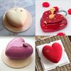 Love-Heart Shape Pastry Mouss Cake Silicone Mold  Chocolate Ice Cream Dessert Baking Tools Tray Mold Kitchen Bakeware Accessorie