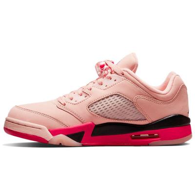 Женские кроссовки Air 5 Retro Low Girls That Hoop Pink DA8016-806