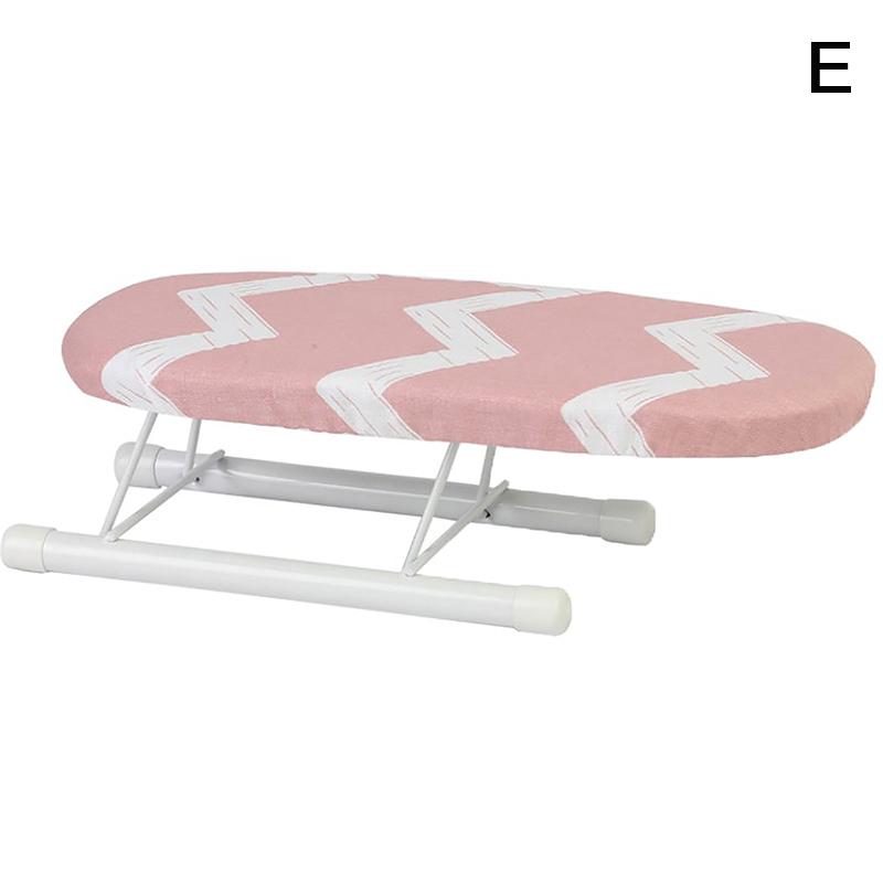 Folding Mini Ironing Board With Folding Legs Portable Household Clothes Ironing Rack Home Supplies Heat Resistant Ironing Cover