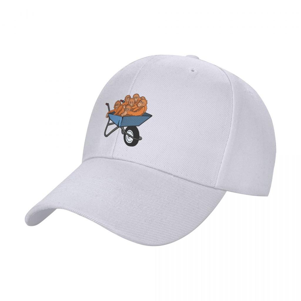 An orangutans commute to forest school Baseball Cap Luxury Man Hat birthday Male hat Wild Ball Hat Ladies Men's