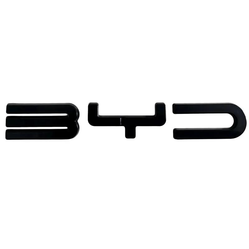 VRI5 Для BYD Chazor seal 5 DM-i BYD King 2024 2025 Автомобиль Передний значок Чернение Значок Наклейка Черная Модификация Стикер