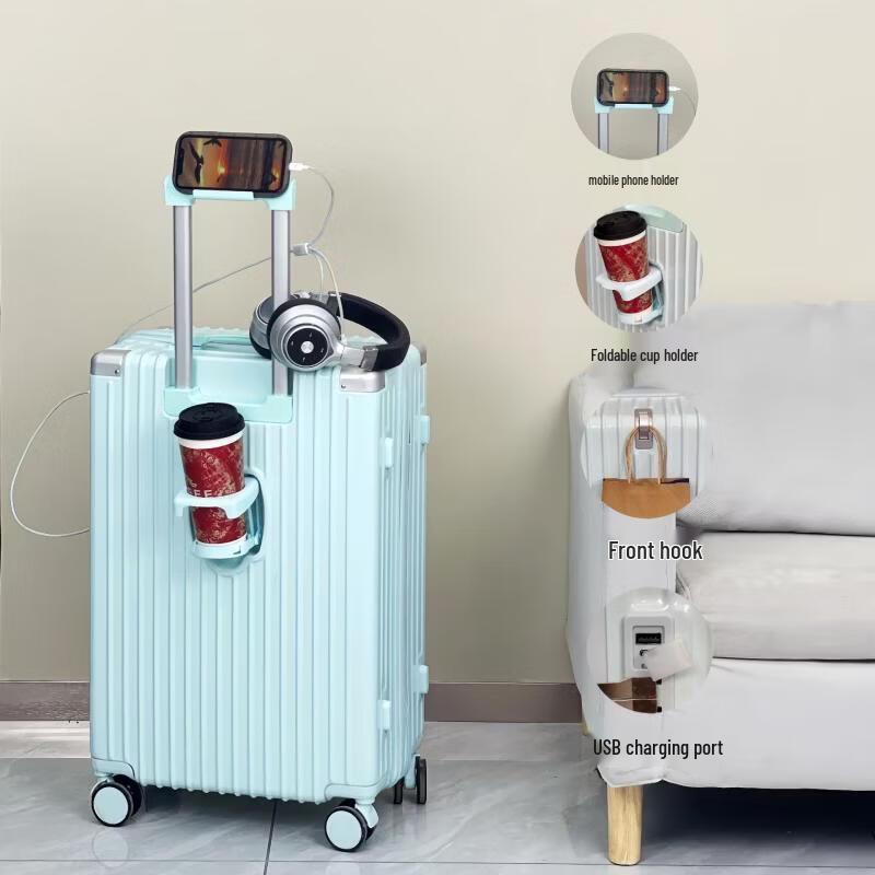 JOURHEY SHI Durable ABS Spinner Luggage