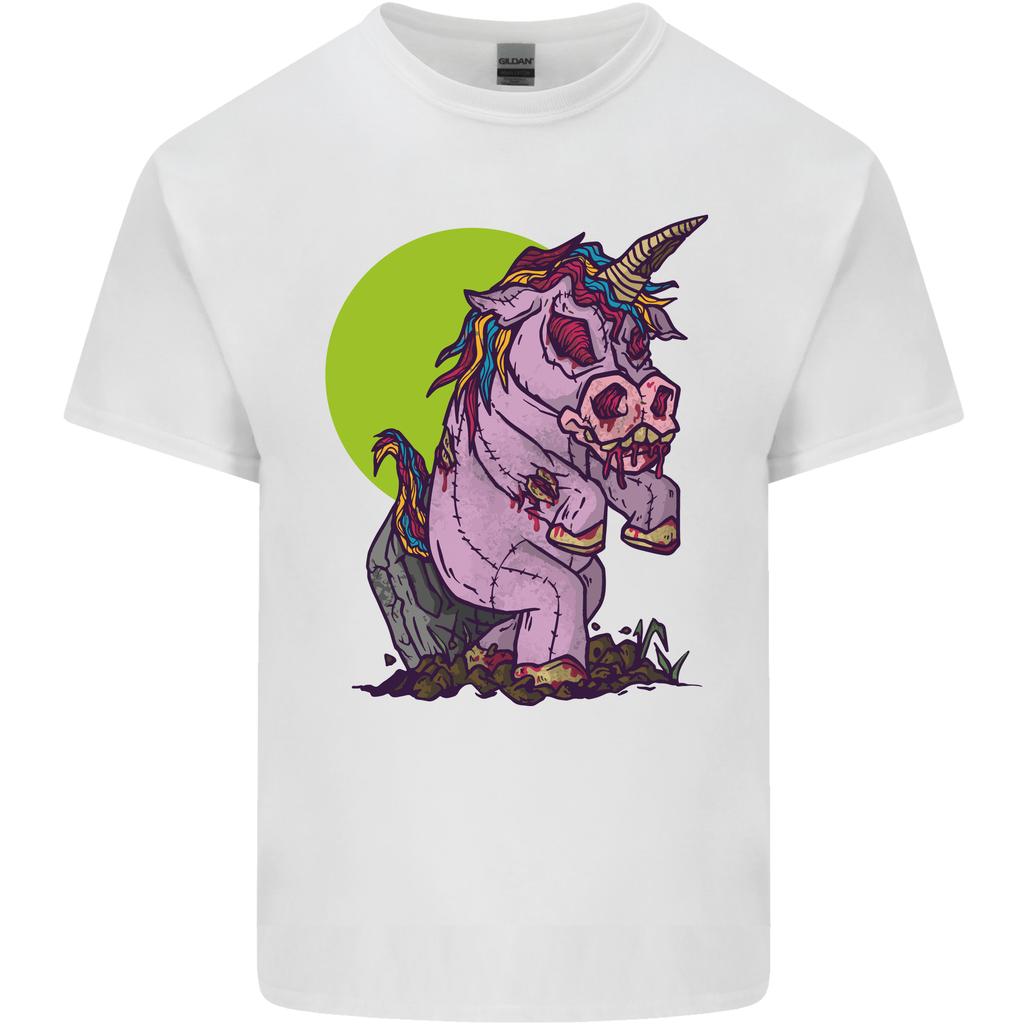 A Zombie Unicorn Funny Halloween Horror Unisexs Light Cotton TShirt