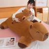 Giant Cute And Charming Capybara Plush Doll Floor Mat Tall Superior Quality Animal Brown Capybara Plush Carpet Home Decor Present Designed For Boys