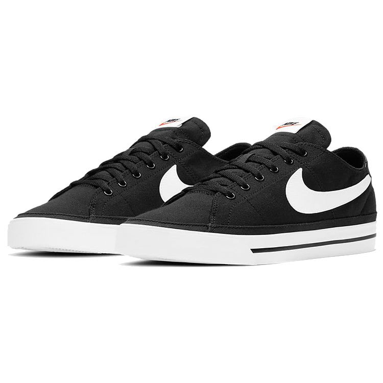 Nike Мужские повседневные кроссовки Court Legacy Canvas Черно-белые CW6539-002
