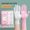 Disposable Extended Nitrile Gloves for Durable Oil-Proof Dishwashing, Cleaning, and Housework.