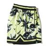 SPALDING Palm Tree Jersey Shorts, Yellow, Size M (SMP25007)
