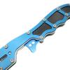 1091 Fish Carbon Fiber Fish Grip (Iregui) Grip, Pistol-Shaped (Blue)