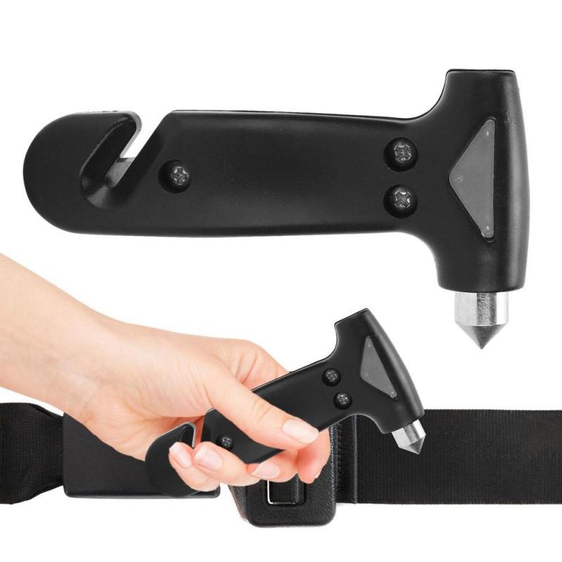 Новый автомобильный молоток безопасности, аксессуары для эвакуации из разбитого окна автомобиля, молоток для выживания с резаком для ремня безопасности, автомобильные инструменты для эвакуации